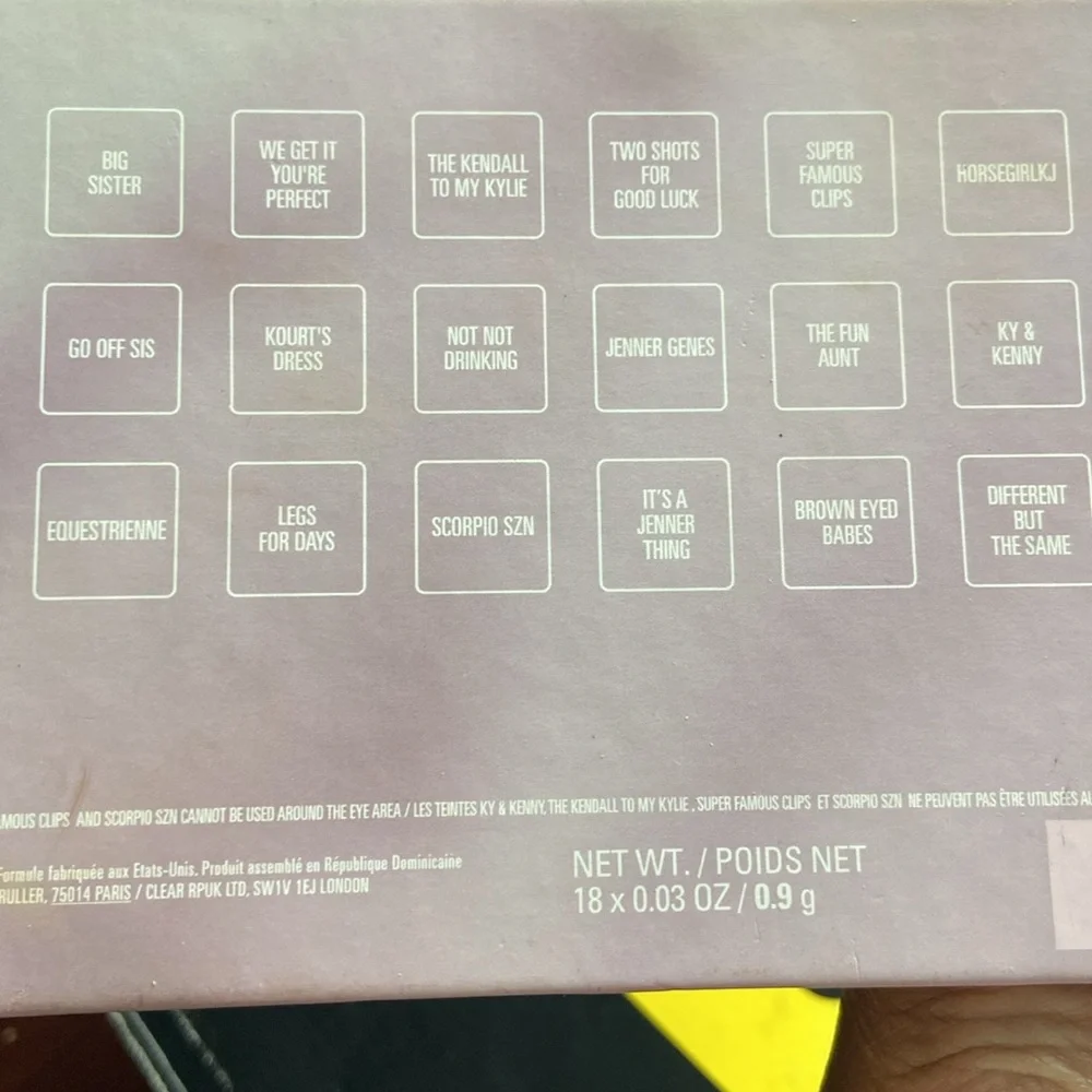Kylie Cosmetics Kendall Palette - Pink, Orange, Gold Shades - Picture 4 of 4